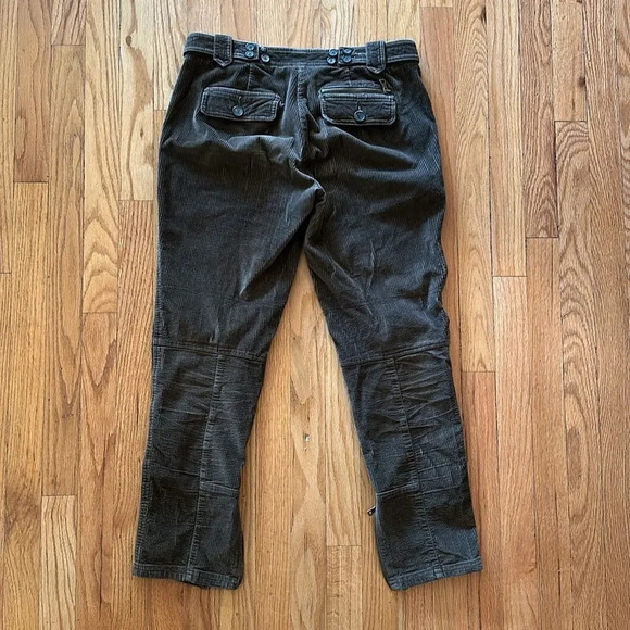 Etro sz EU 40 or US  cropped ankle cords in mushroom brown zip fly and zip ankle - Picture 6 of 7